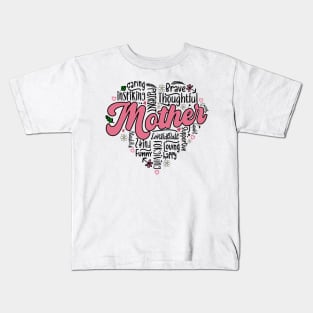 Mom Heart, Mothers Day, Grandma Mothers, Happy Mothers Day, Blessed Mom, Mom Life Kids T-Shirt